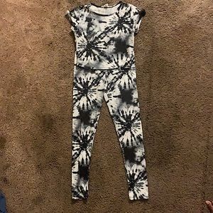 2 piece crop top and pants